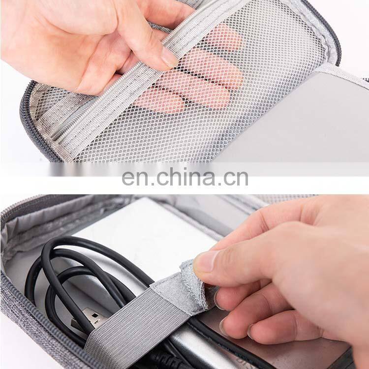 Travel Gadget Electronics Accessories Organizer Bag Portable Date USB Cable Storage Organizer Bag For Cord Charger Phone