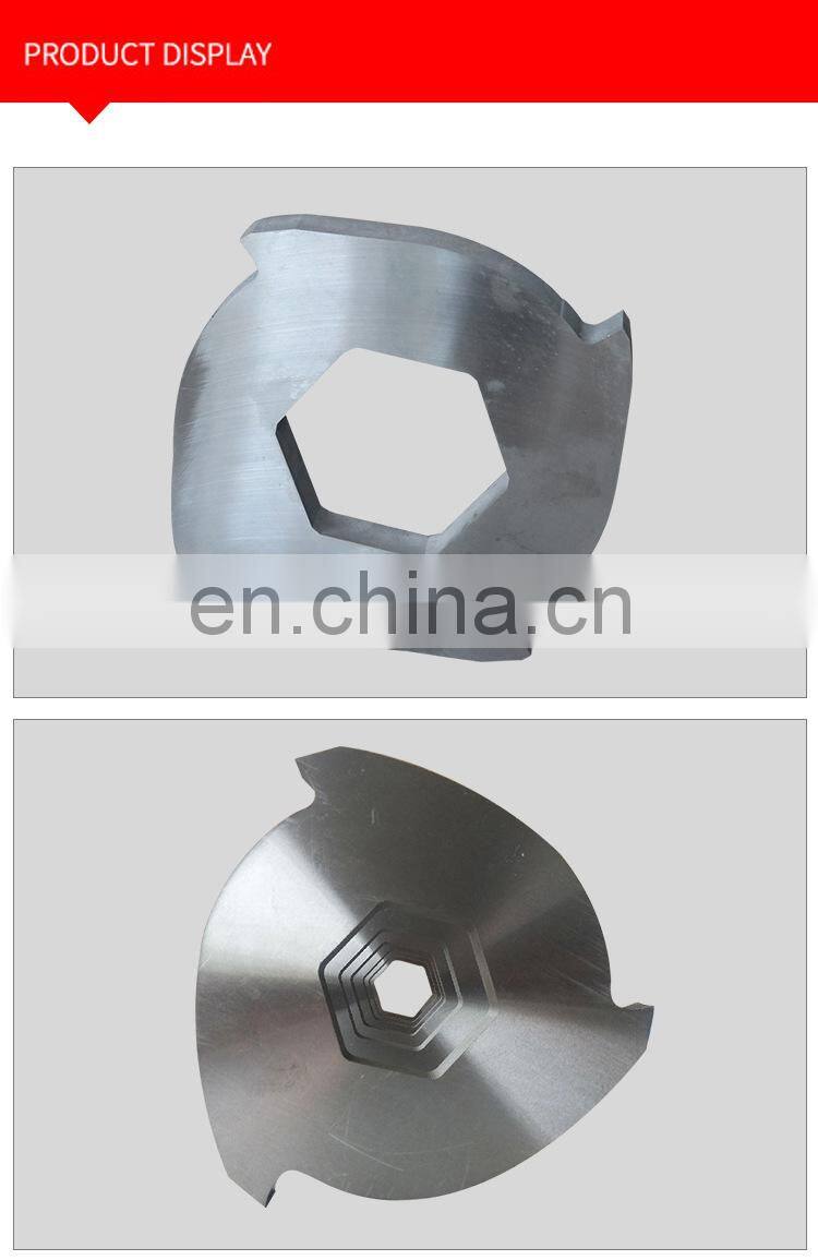 LIVTER Metal wood shredder blade single and double shaft mechanical blade plastic chopper blade