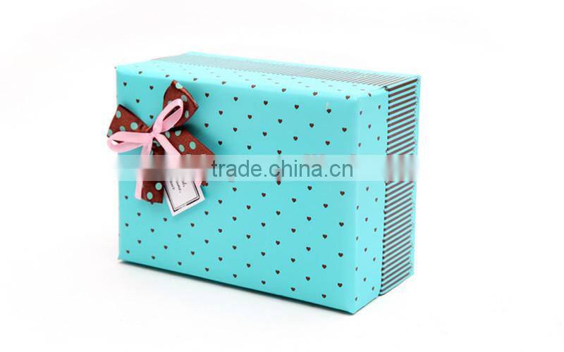 wholesales cheap different sizes bowknot sweet paper box