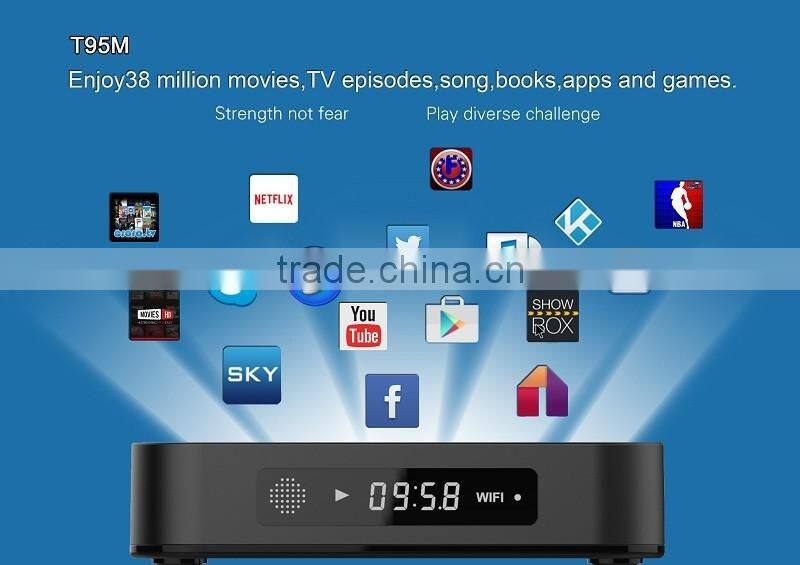 2016 Consumer Electronics 2G DDR3 Android TV Box Digital Satellite Receiver T95M Android TV Box