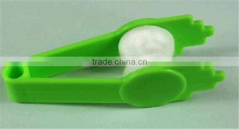 2016 custom keychain mini hand shape microfiber manual Spectacles wipe