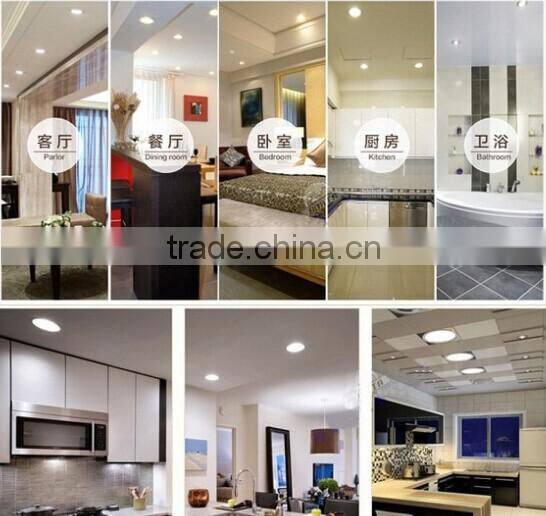 15W recessed mounting dimmable round panel ceiling light