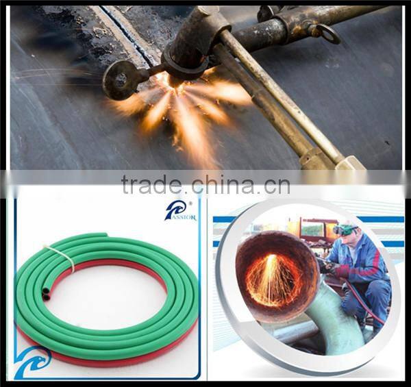 ID1/4'' x100FT BS EN559 Rubber twin Line welding hose with adapters for gas welding, cutting