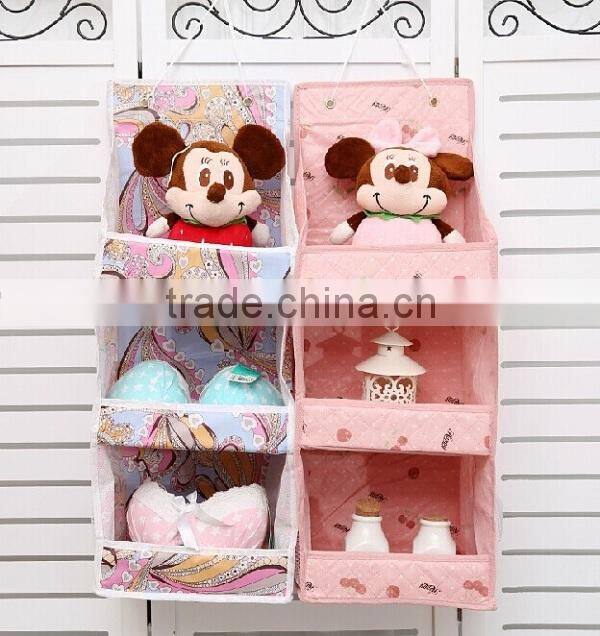 Hot sale non woven storage bag at the hanging on the wall