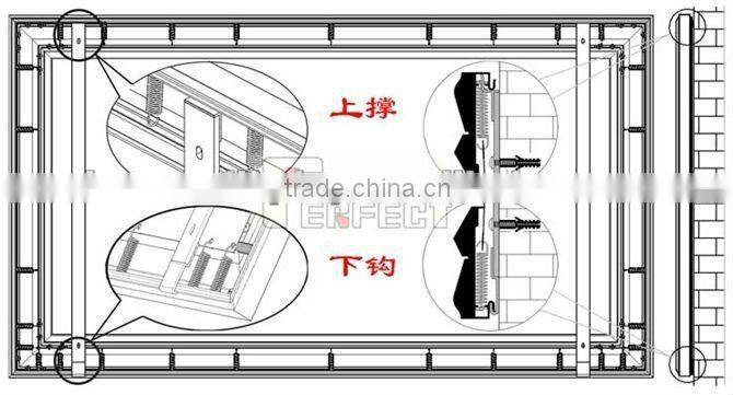 3D curved Fixed Frame Screen Projection screen