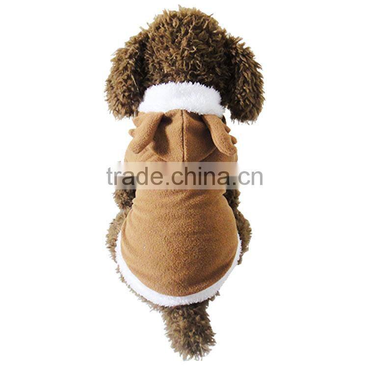 Suitable for winter polar fleece white north velvet milu deer elk shaped two-legged dog clothes