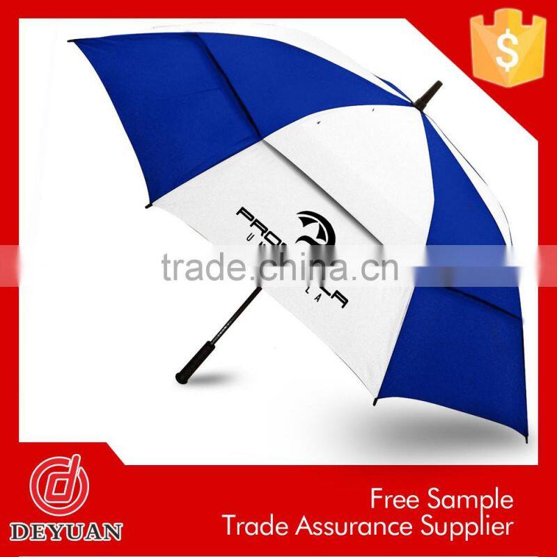 golf clubs double layer 62inch auto advertising big umbrella