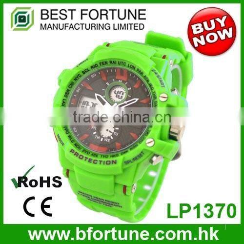 LP1369 2016 hot multifunction plastic strap sport fashion watch