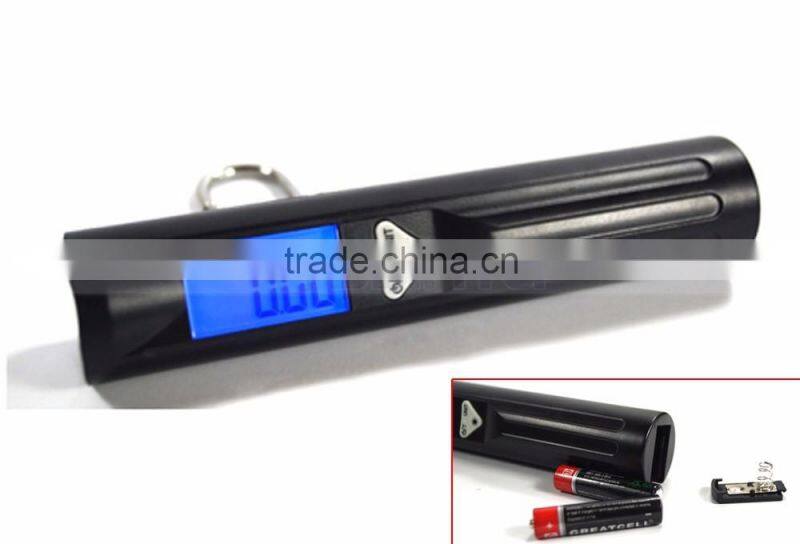 88lb/110lb Capacity 2 in One with Torch Fishing Scale LED Luggage Scale