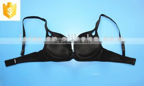 2016 sexy black single women bra /OEM service undergarment