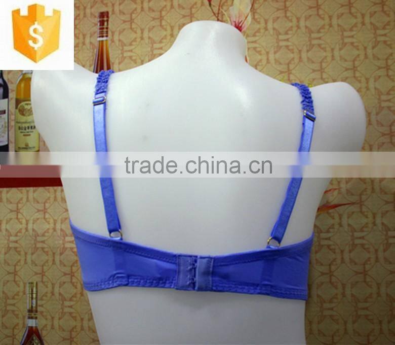 French Emboriedery Lace Bra, Underwire Bra, Purple Bras