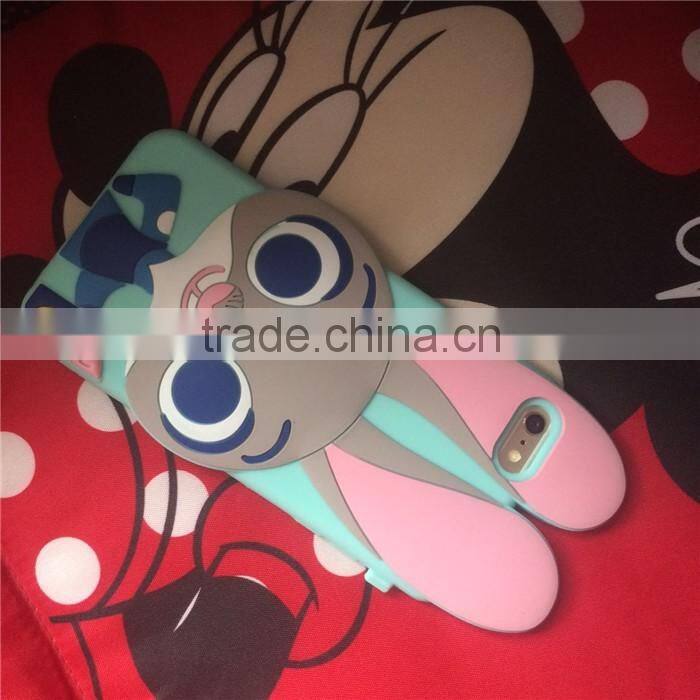 Hot New desinger phone case for iphone 6 rabbit design phone case