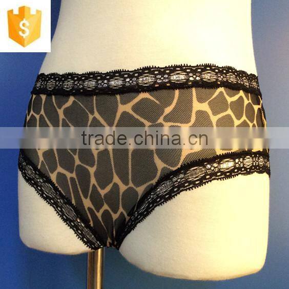 Lace mesh lady sex panty/hot women transparent panties