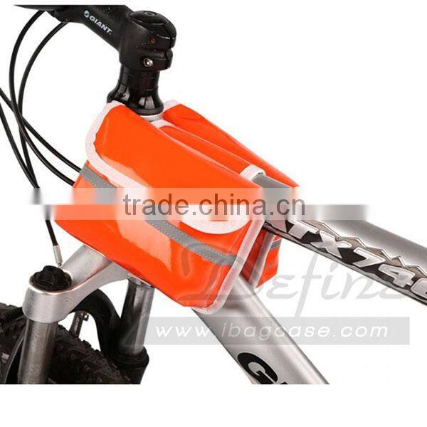 The Bicycle Front Bag Top tube Double Bag bike mobile Phone bag best bike frame bag