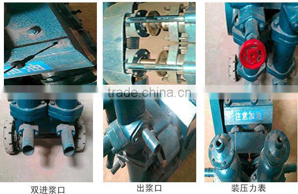 Double fluid mortar pump HUB 6 type/Duplex fluid pump HUB 6 from hebei China