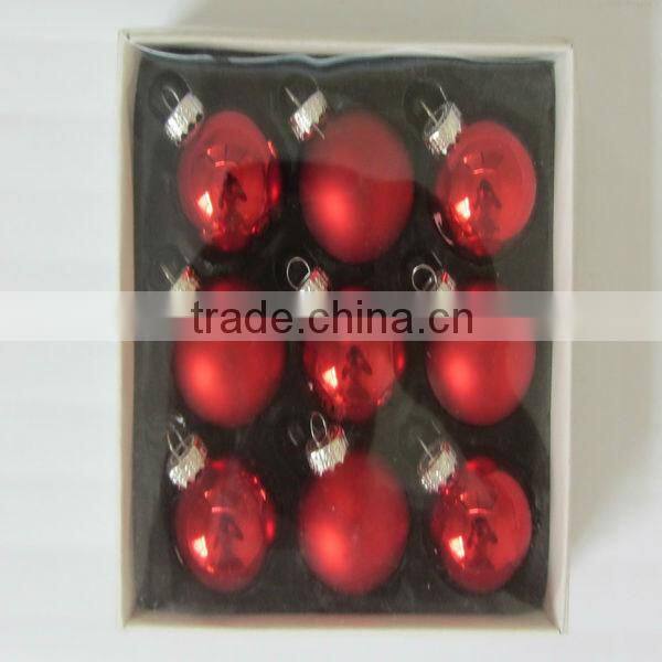 wholesale hand blown colored glass balls,red glass ball,glass christmas ball