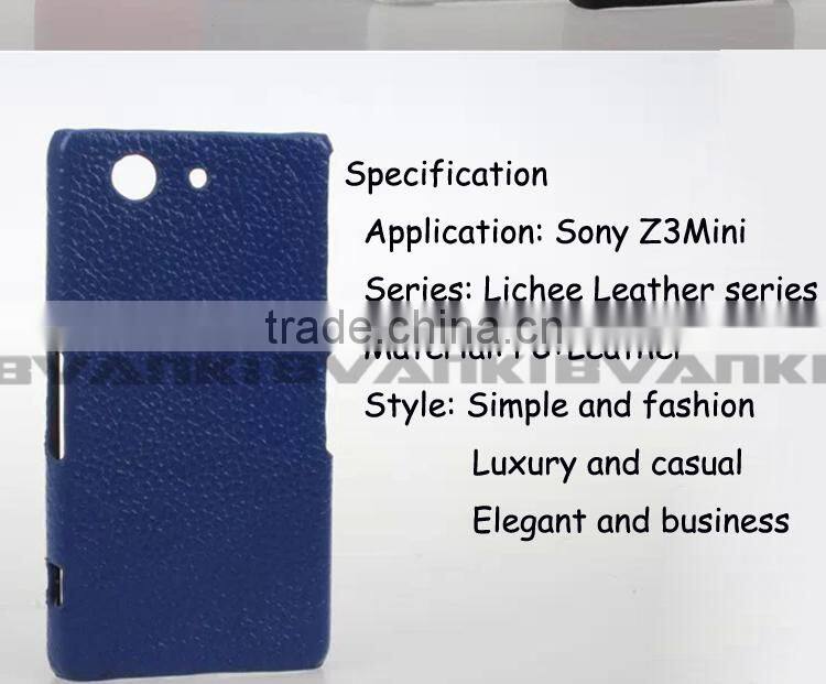 New Products For Sublimation Manufacturers Bulk Clear Phone Cases For Sony Xperia Z3 Mini Genuine Leather Phone Cover