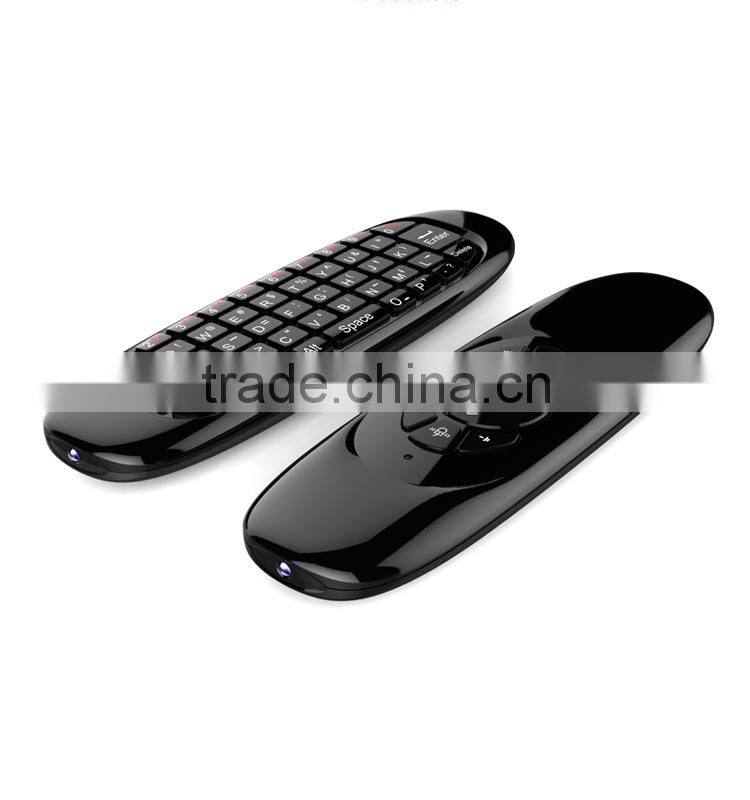 Double sided air mouse with IR learning function