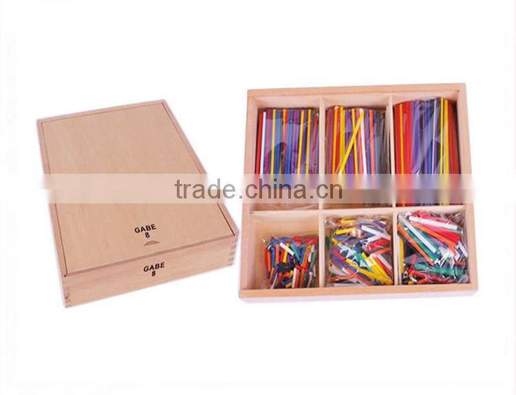 high quality gabe sticks toys OEM colorful sticks toys many different size wooden sticks toys