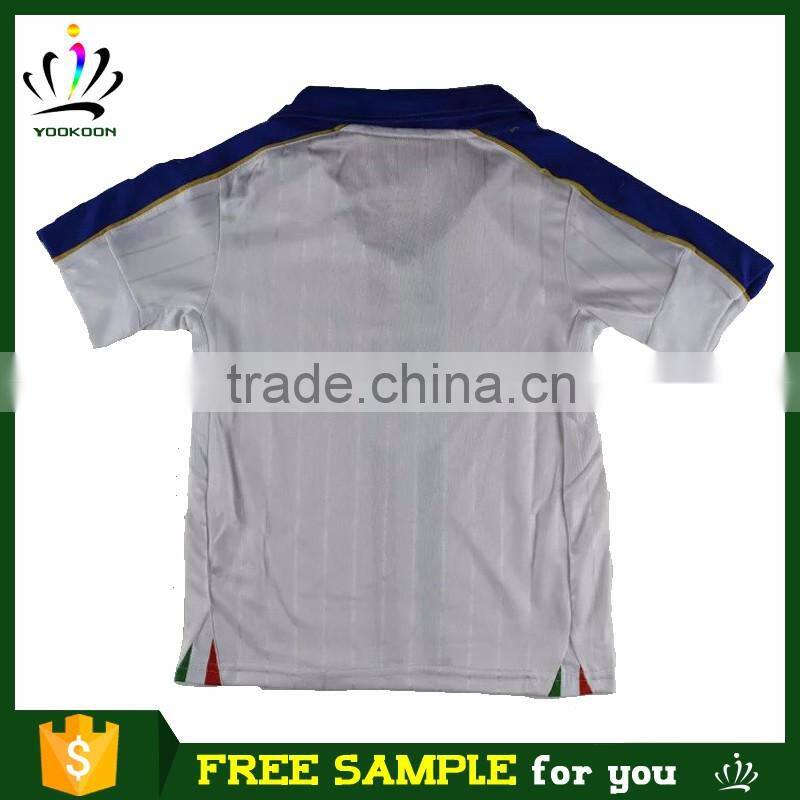 Italy Soccer jersey for kids, euro new blue football jerseys PIRLO New font sport shirt MARCHISIO BALOTELLI DE
