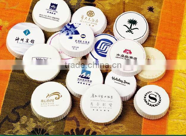 hot sale custom design logo hotel disposable paper cup coaster