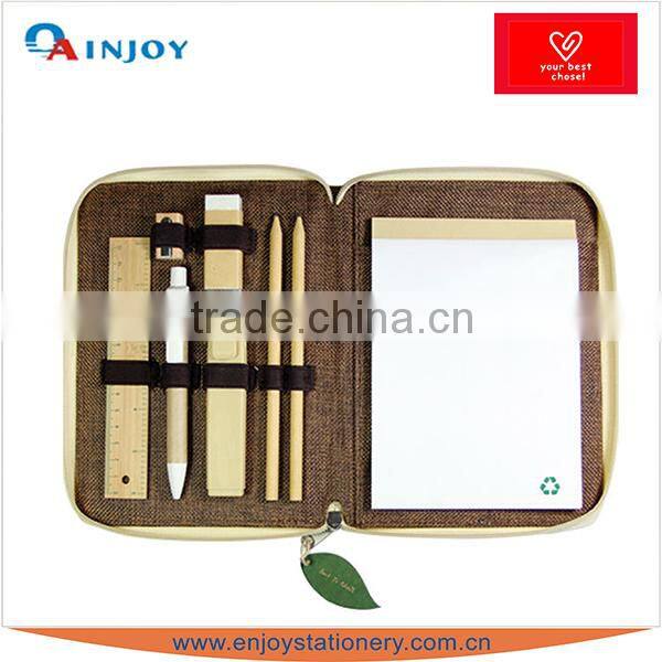 Adult Office Linen Laminated Stationery Gift Set with Superb Quality