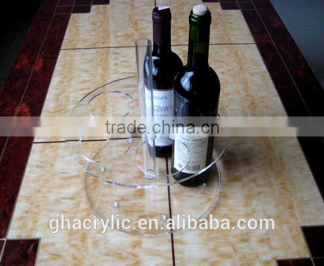 GH-RZ270 factory customized table top acrylic display stand for wine