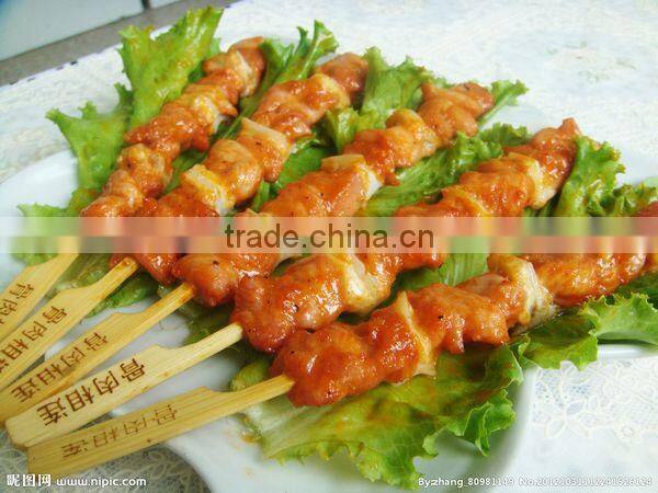 Wood handle skewers