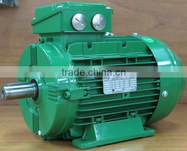 three phase removable feet standard efficiency aluminum housing induction motor IE1