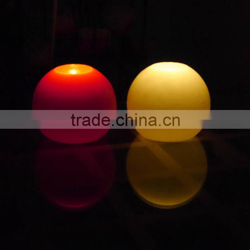 ball shape led decorative flameless candle light