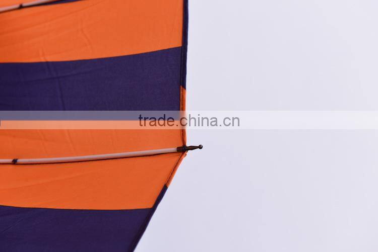 wood hadle yellow/blue big hat umbrella