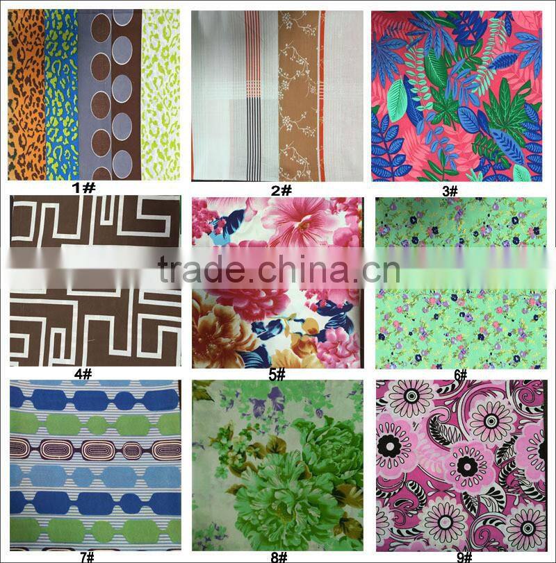 Factory price 100% polyester bed sheet fabric 75d*150d hotel bed sheet