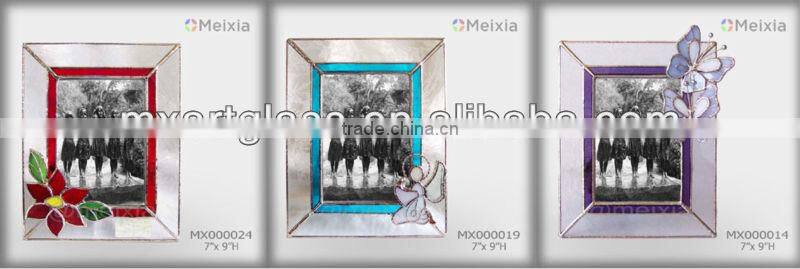 MF020445 tiffany style stained glass bulk picture frame for wholesale gift set