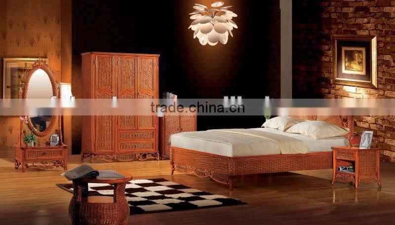 Fashionable Leisure Cane sofe table and chair set