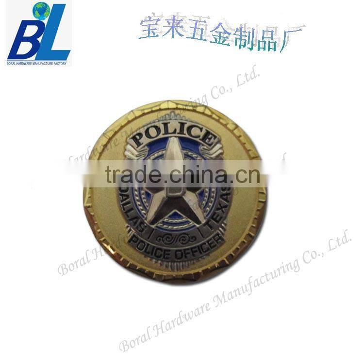 3D embossed zinc alloy antique coin