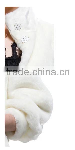 rex14034 white fashion real rex rabbit fur coat
