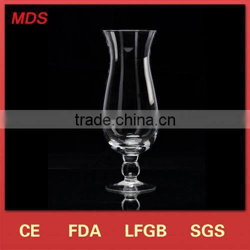 Customized large manufacturer decorared fruit glass of orange juice