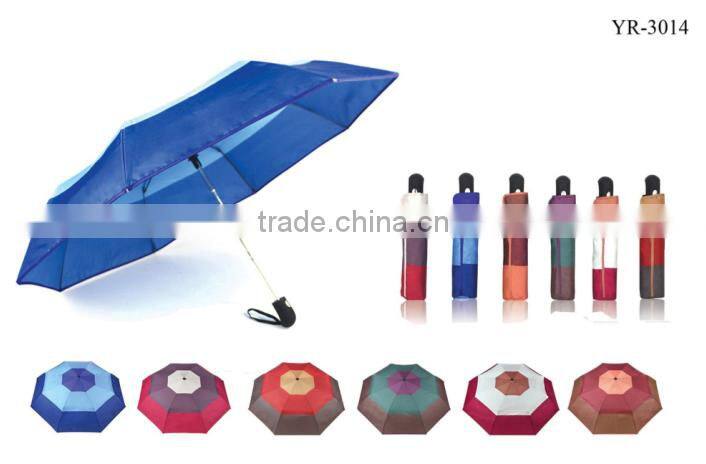 travel fiberglass cheap automatic wholesale foldable umbrella