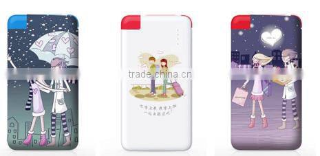 Wholesale lithium polymer battery 3.7v with 4000mah usb handy power charger