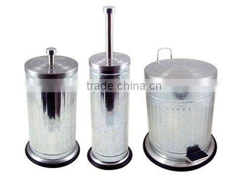 best price stainless steel round classical powder toilet cleaning brush