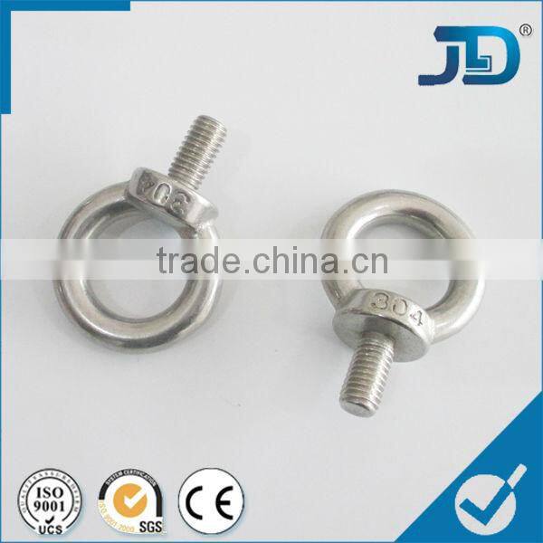 silver ss eye bolts