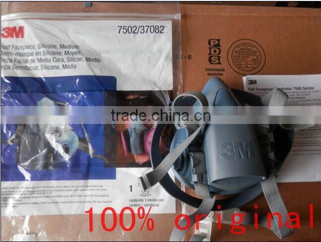 100% original/Genuine 3M 7502 mask 3M half face mask 3M Silicone mask Made in USA