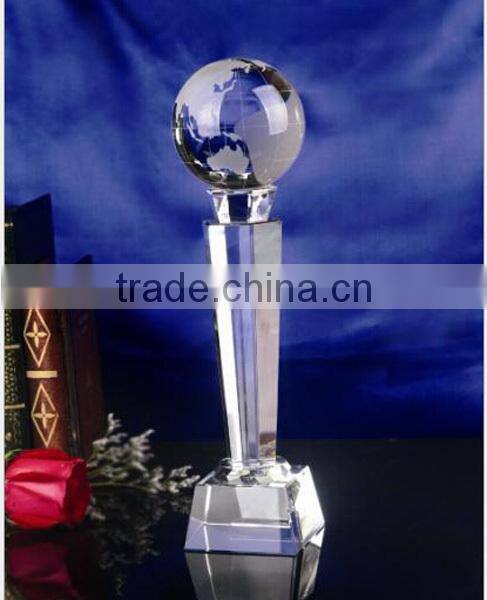 Popular gift newest design cheap crystal award