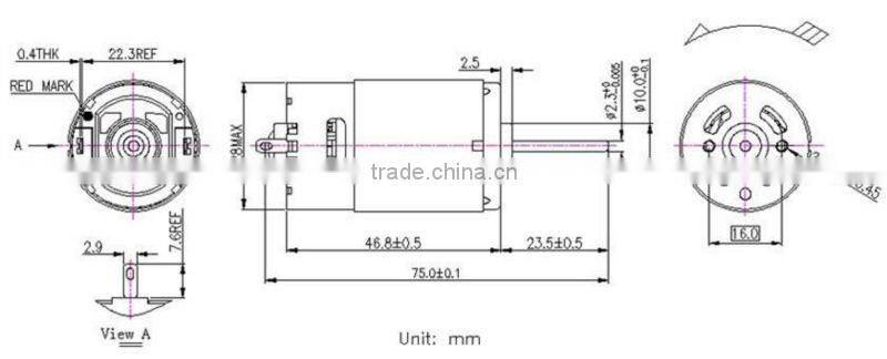 electric forklift dc motor controller 13700RPM