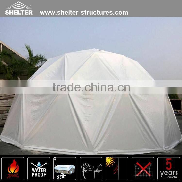 Newly designed white pvc geodesic party dome tent for sale