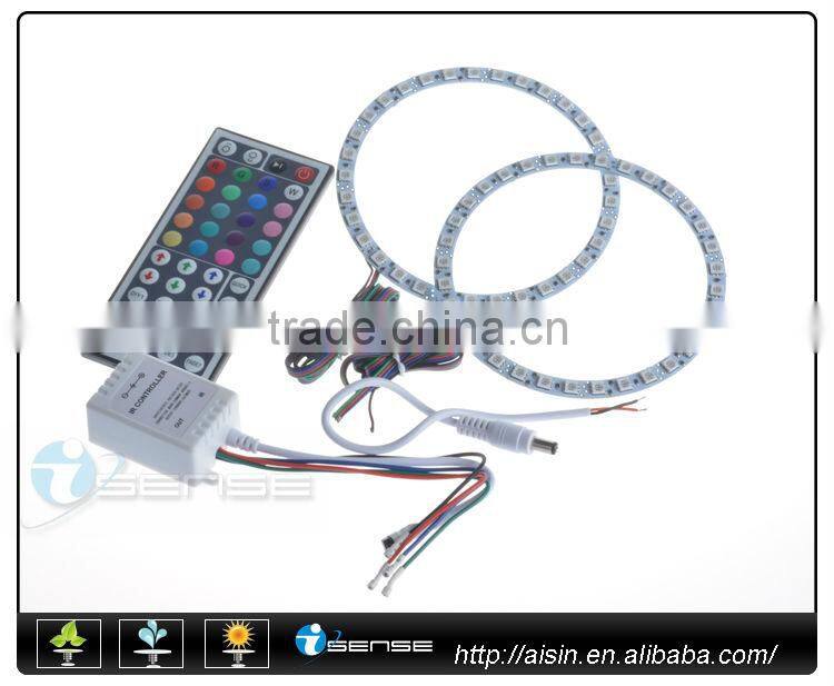 20 colors 12V 80mm Flexible Durable Dampproof Super Bright Angel Eyes for Car