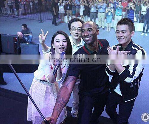 Handheld selfie monopod for mobile phone,wireless mobile phone monopod with color box