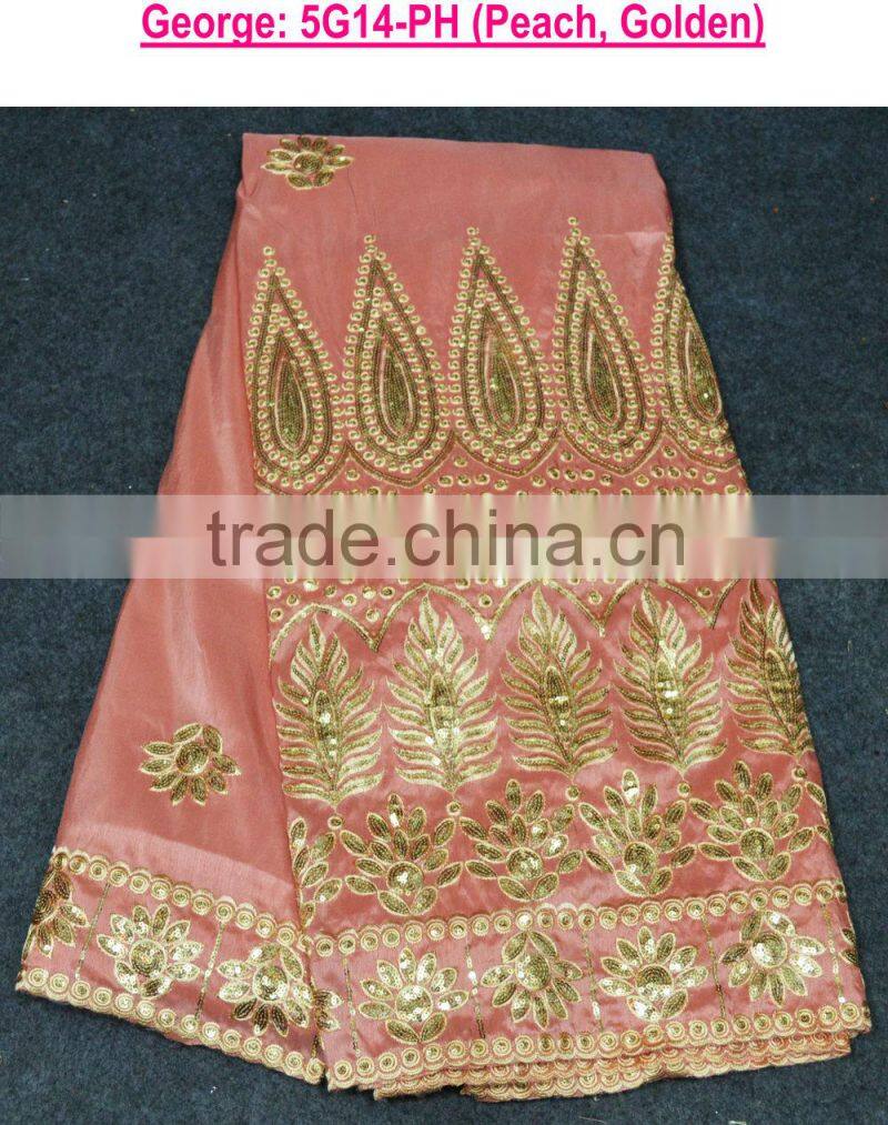 Indian george fabric wholesale african styles george lace fabrics for lady dress