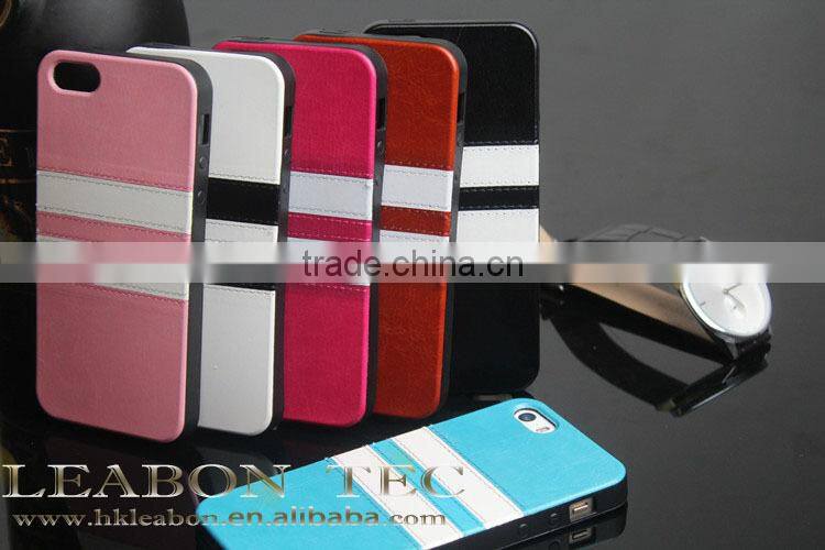 2014 new product leather back case for iphone 5s cell phone case, alibaba