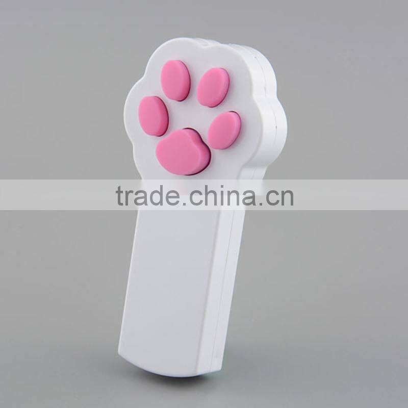 New Funny Pet Cat Interactive Automatic Red Laser Pointer toy electronic button battery